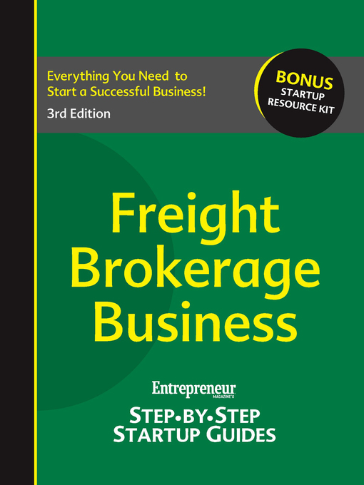 Cover image for Freight Brokerage Business